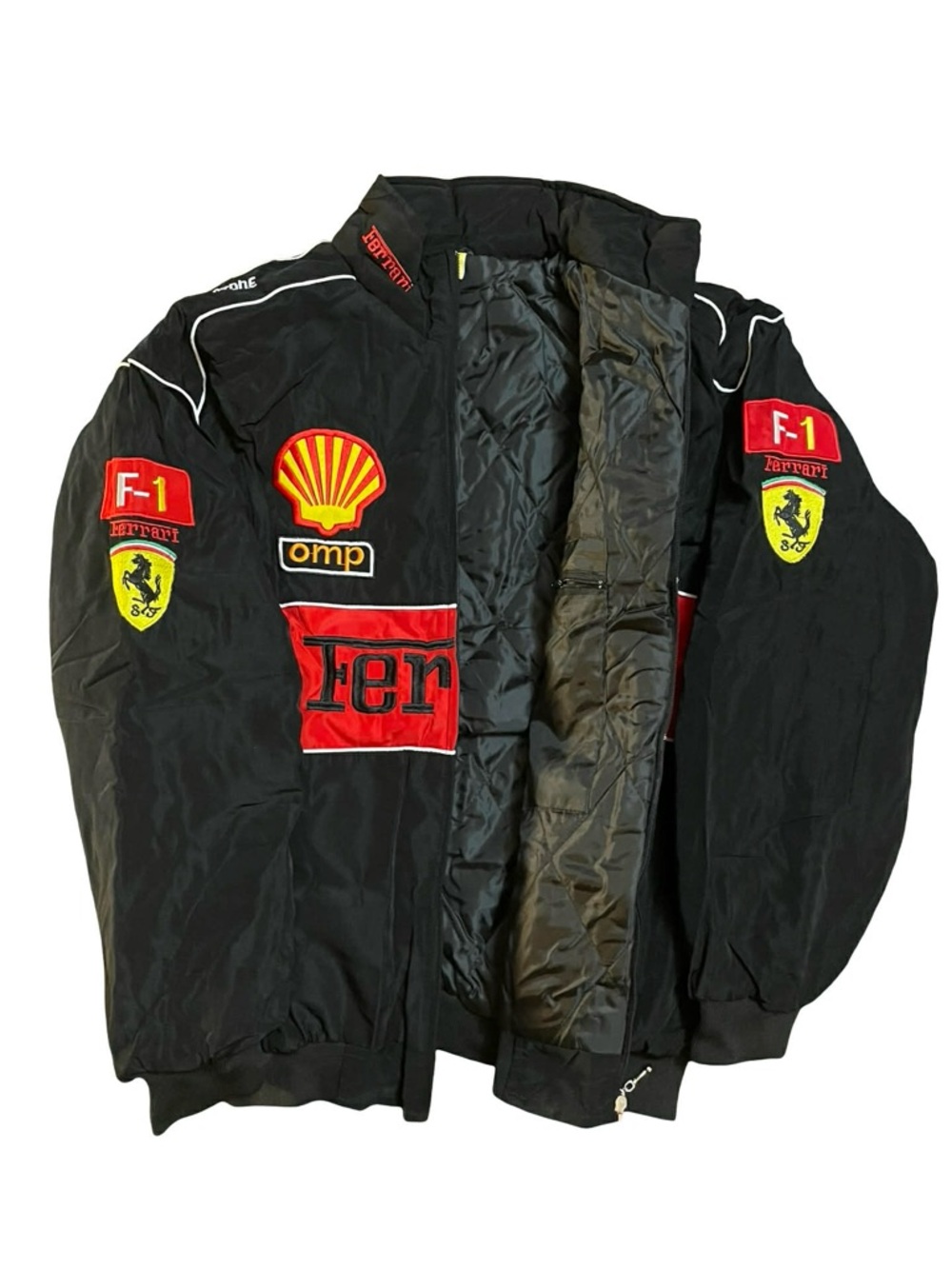 Ferrari Black F1 Racing Jacket - Picture 2 of 3